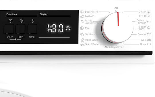 Sharp Πλυντήριο Ρούχων 7kg 1200 Στροφών Allergy Smart ES-NFA7121WD