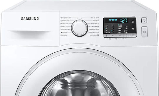 Samsung Πλυντήριο Ρούχων 8kg με Τεχνολογία Ατμού 1200 Στροφών Ecobubble WW80TA026TT/LE