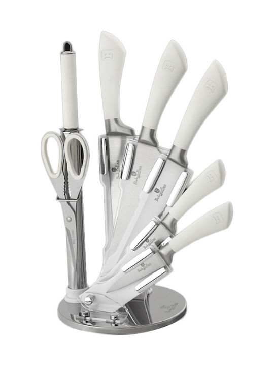 Berlinger Haus Infinity Knife Set With Stand of Stainless Steel BH-2044 8pcs