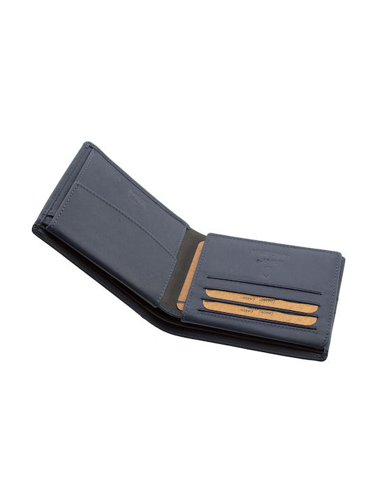 Leather Men's Wallet with RFID Black/Brown