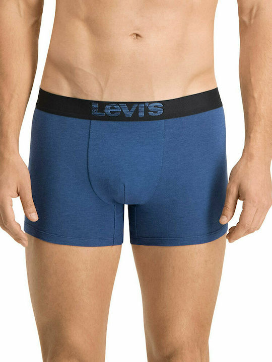 Levi's Optical Illusion Boxeri pentru bărbați Albastru 2Pachet