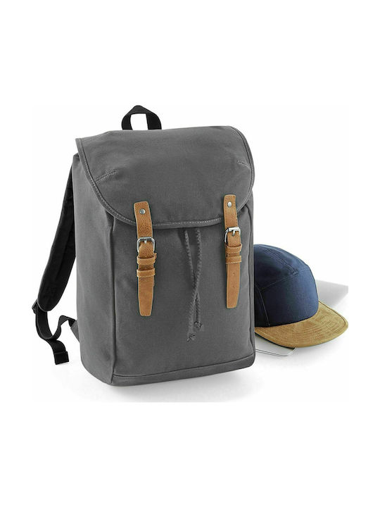 Quadra Vintage QD615 Stoff Rucksack Gray