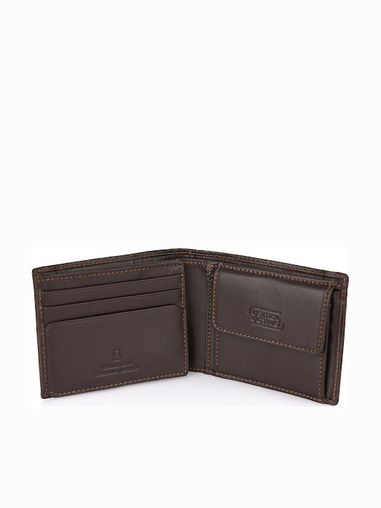 Vegas Leather Men's Wallet Classic Brown