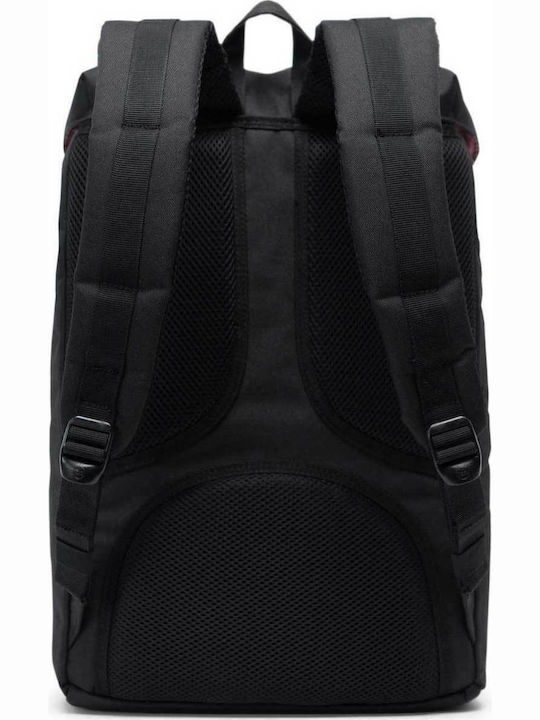 Herschel Little America Mid-Volume Υφασμάτινο Σακίδιο Πλάτης Μαύρο 17lt
