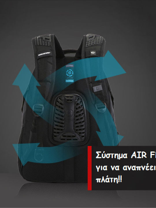 Suissewin Backpack 28lt Μαύρο