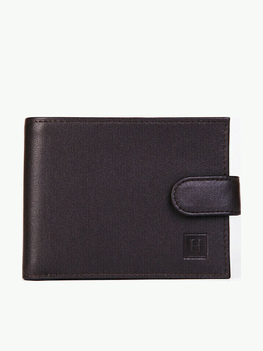 Leather Men's Wallet Classic Brown