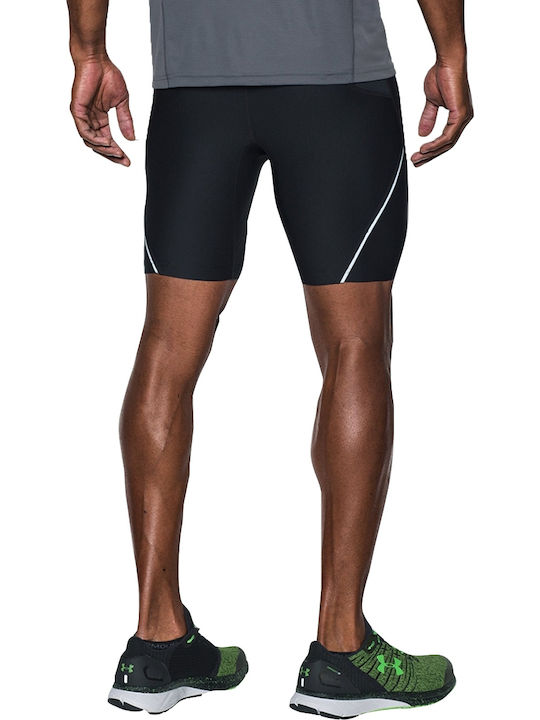 Under Armour Run HeatGear Ανδρικό Ισοθερμικό Σορτς Compression Μαύρο