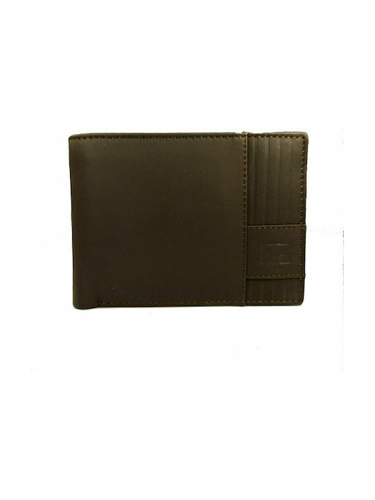Leather Men's Wallet with RFID Brown