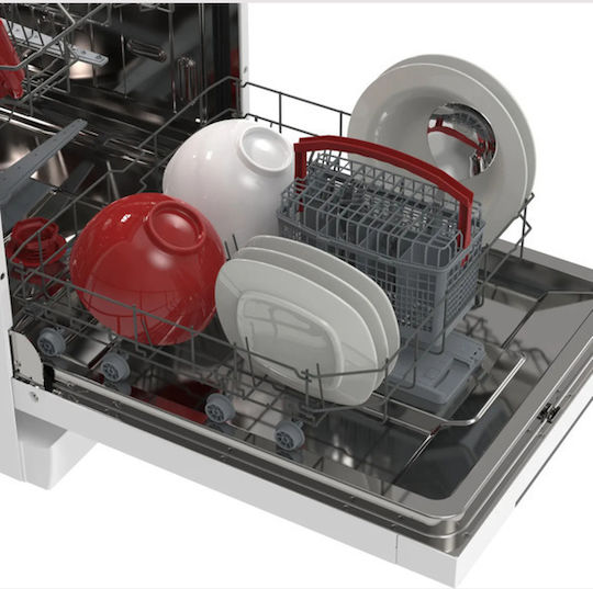 Sharp Mașină de spălat vase independentă pentru 13 seturi de vase L60xÎ85cm Alb