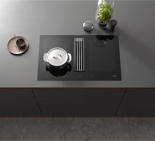 Miele KMDA 7633 Induktionskochfeld Autonom mit Dunstabzugshaube 80x52εκ.