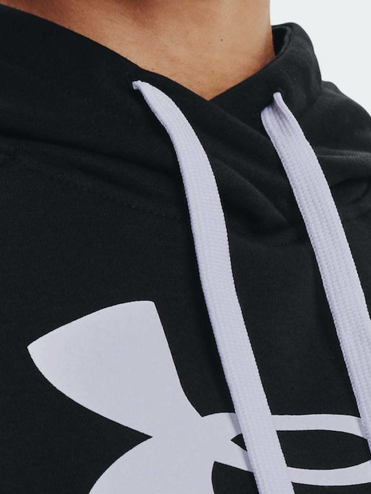 Rival Logo Γυναικείο Φούτερ με Κουκούλα Μαύρο