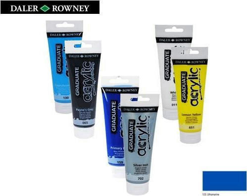 Daler Rowney Graduate Acrylic Ακρυλικό Χρώμα Ζωγραφικής Μπλε 120ml