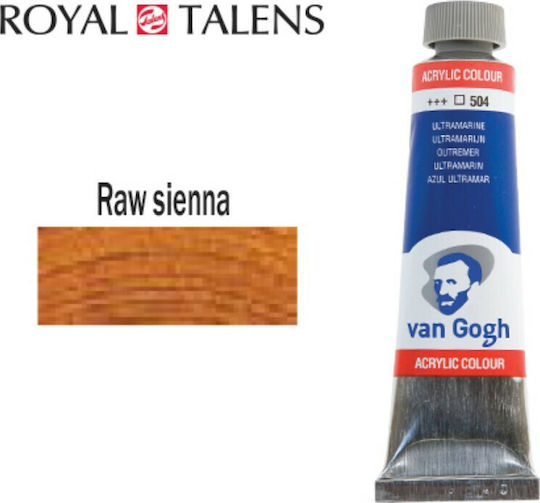 Royal Talens Van Gogh Acrylic Acrylic Paint Set Raw Sienna 234 40ml 1pcs