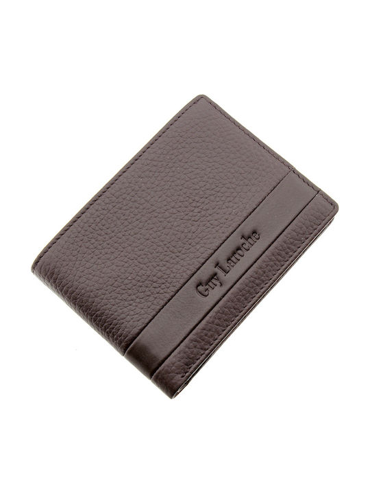 Guy Laroche 37100 Men's Leather Wallet with RFID Brown