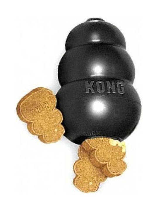 Kong Classic Παιχνίδι Σκύλου Μασητικό από Καουτσούκ Medium 9εκ. Μαύρο 1τμχ