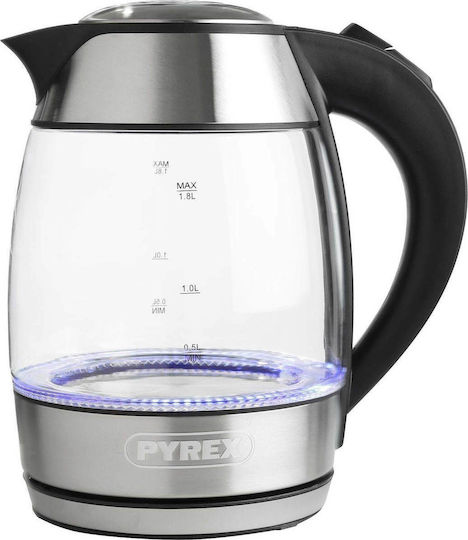 Pyrex SB-450 Luxx Βραστήρας 1.8lt 2200W Ασημί