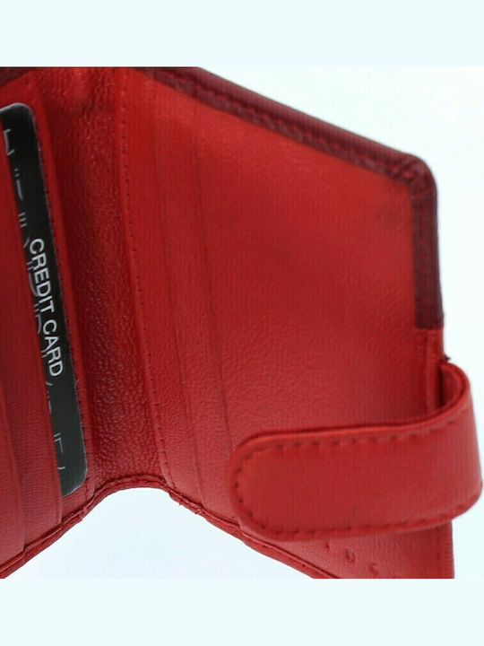 521-110 Leather Men's Wallet Cards Red