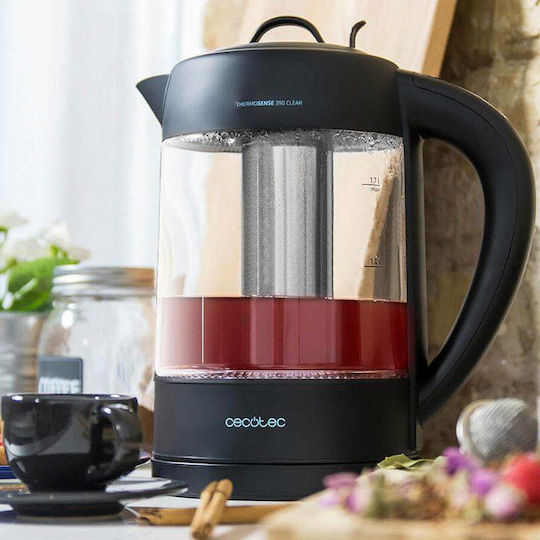 Cecotec ThermoSense 390 Clear Reisekessel 1.7Es 2200W Schwarz