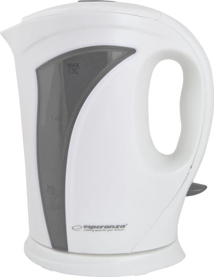 Esperanza Електрически Кана 1.7л 2200W Бяла