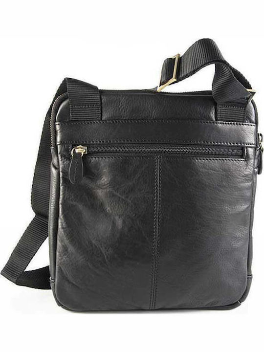 Leather Men's Bag Shoulder / Crossbody Black