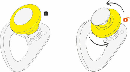 Petzl Αφαιρούμενο Βίσμα-Πλακέτα 12mm P37S 12