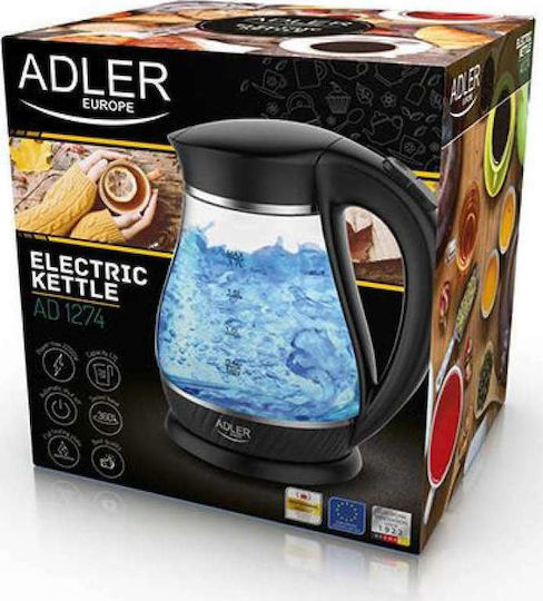 Adler Електрическа Кана 1.7л 2200W Черна