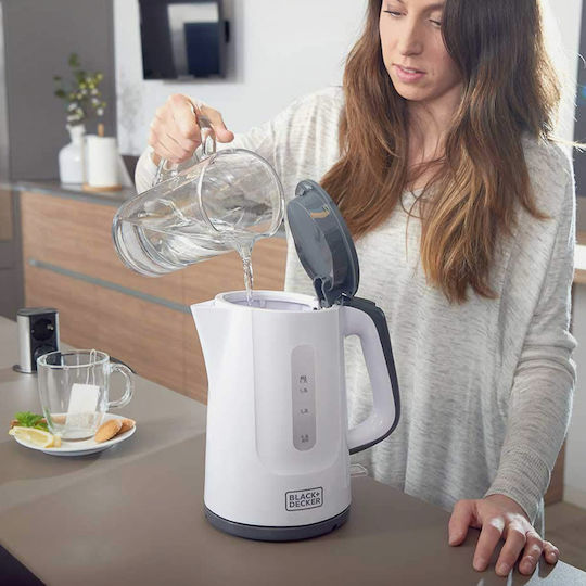 Black & Decker BXKE2200E Fierbător 1.7lt 2200W Alb