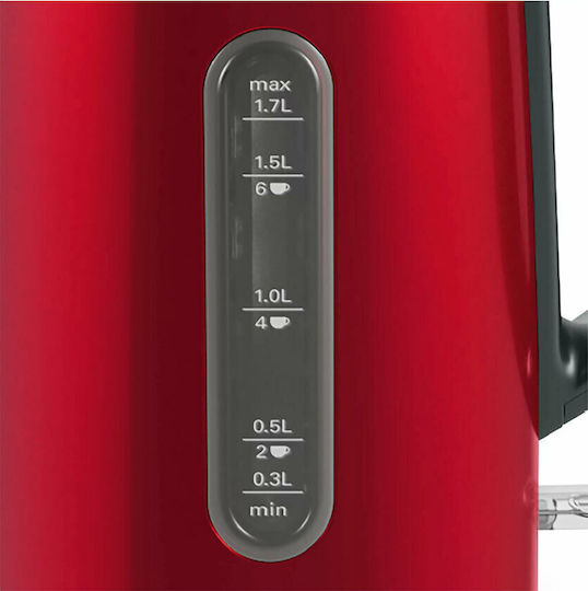 Bosch Електрическа Кана 1.7л 2400W Червена