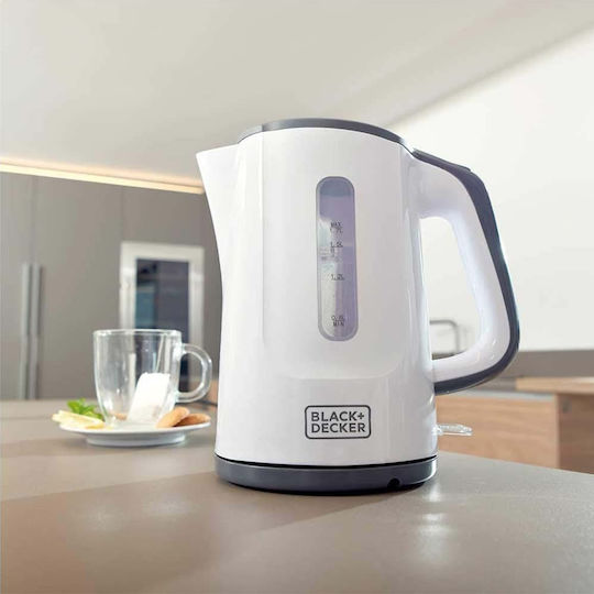 Black & Decker BXKE2200E Fierbător 1.7lt 2200W Alb