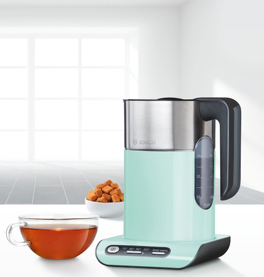 Bosch Βραστήρας 1.5lt 2400W Τιρκουάζ