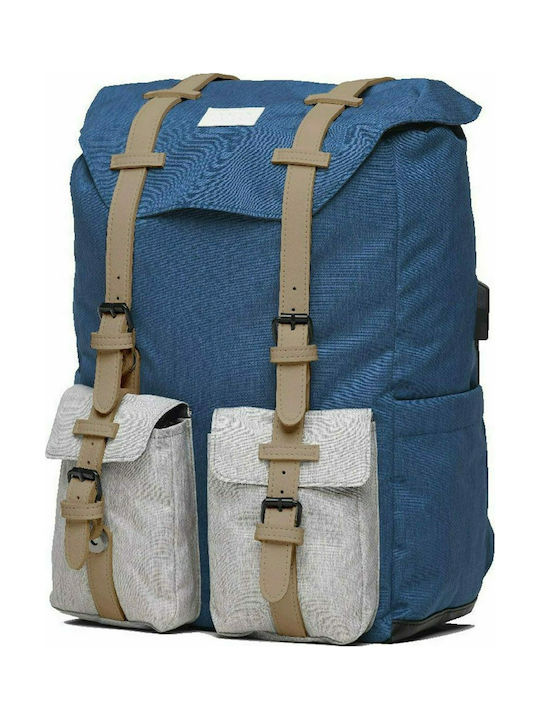 Polo Omnia Fabric Backpack Blue 15lt