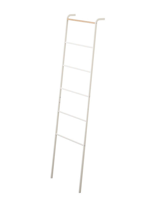 Yamazaki Tower An der Wand montiert Freistehender Kleiderständer Metallisch Weiß 45x24x160cm