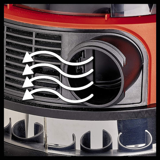 Einhell 36/30 Акумулаторна Прахосмукачка За Течности / Твърди Без Зарядно и Батерия с Пластмаса Контейнер 30лт
