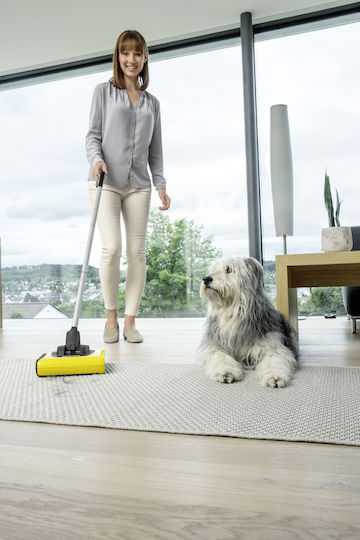 Karcher KB 5 Επαναφορτιζόμενη Σκούπα Stick 3.7V Κίτρινη