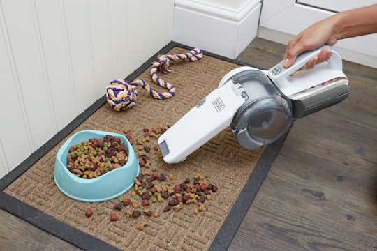 Black & Decker Επαναφορτιζόμενο Σκουπάκι Χειρός 18V Λευκό