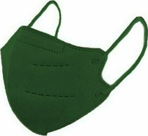 Famex Kids Mask FFP2 NR Protective Mask FFP2 Kids Forest Green 1pcs