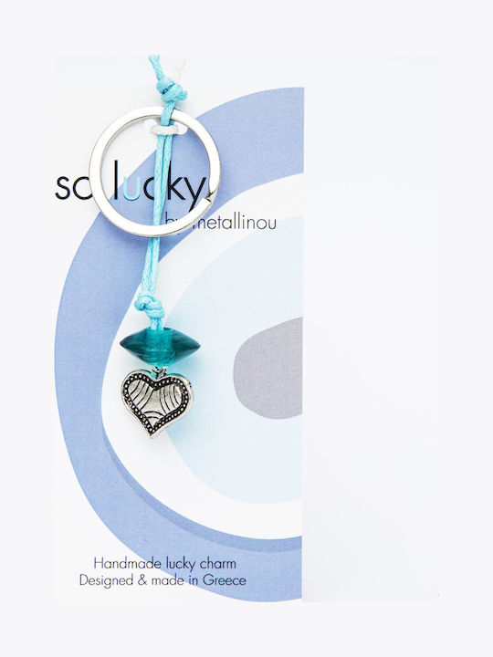 Legami Milano Keychain Charm Lucky Chain Boy Metallic