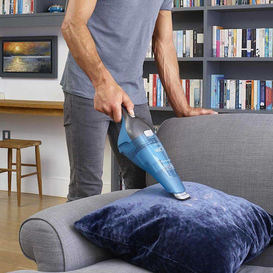 Black & Decker Επαναφορτιζόμενο Σκουπάκι Χειρός 7.2V Μπλε