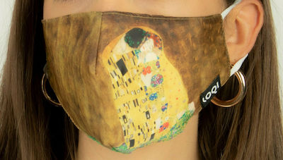 Loqi Face Mask Artist Gustav Klimt The Kiss 1τμχ