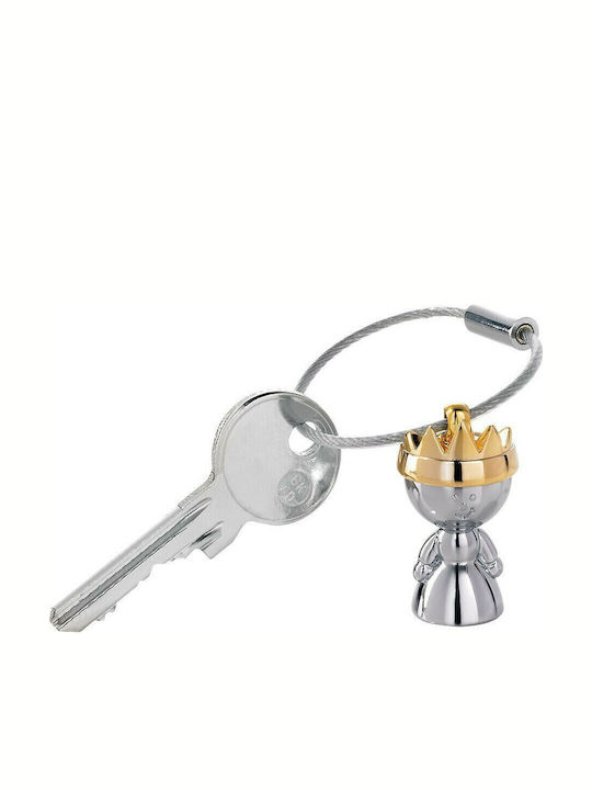 Troika Breloc Little King Metalic Auriu