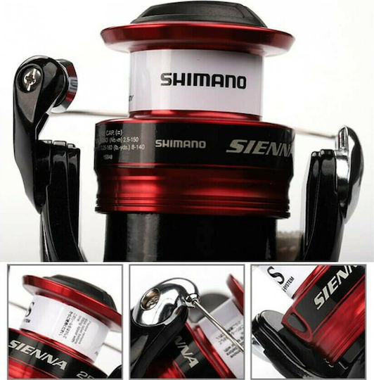 Shimano Sienna FG Fishing Reel for Spinning 2500HG