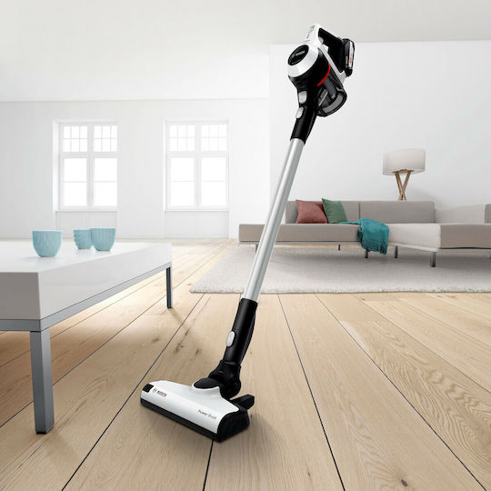 Bosch Unlimited Επαναφορτιζόμενη Σκούπα 2 σε 1 Stick & Χειρός 18V Ασημί
