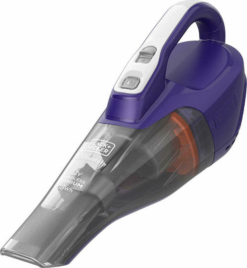 Black & Decker Aspirator de mână reîncărcabil 12V Violet