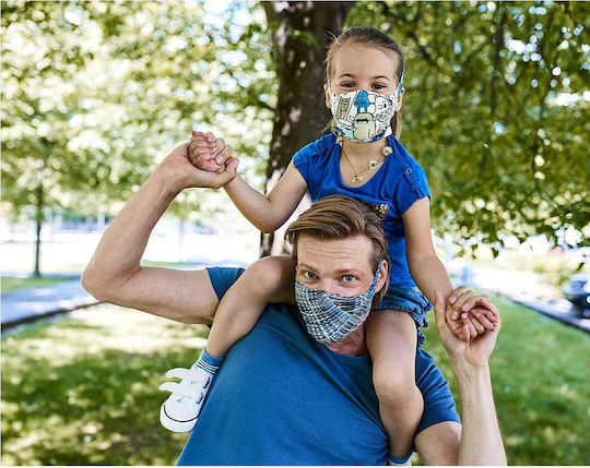 Buff Boo Μάσκα Προστασίας Υφασμάτινη για Παιδιά 126646.555 1τμχ