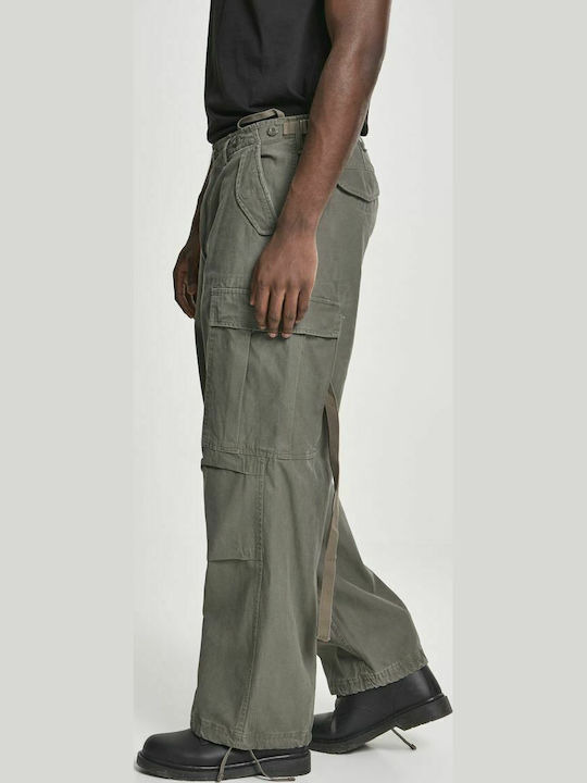 Παντελόνι Cargo σε Loose Εφαρμογή Olive