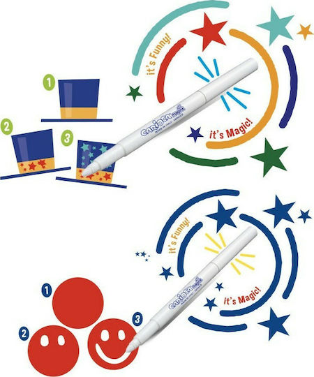 Carioca Magic Markers Μαρκαδόροι Ζωγραφικής 6mm Χονδροί, Μαγικοί Σετ 20 χρώματα