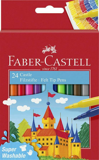 Faber-Castell 5542 Lavabili Markere de Desen Set 24buc