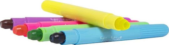 Tiger Tribe Neon Zeichenmarker Set 5Stück