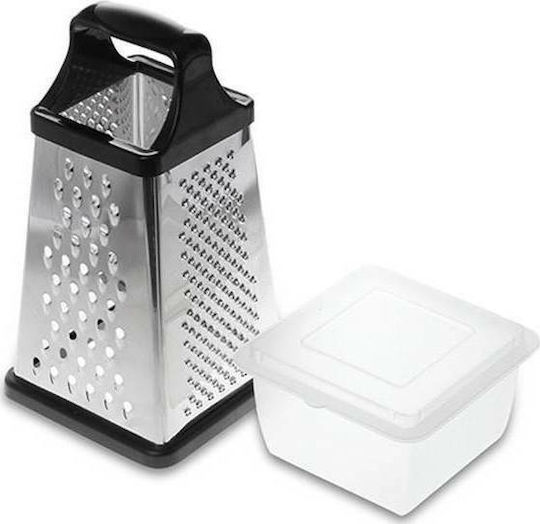 Nava Misty Cheese Grater from Stainless Steel with Container 30.8x13.2x30.8cm
