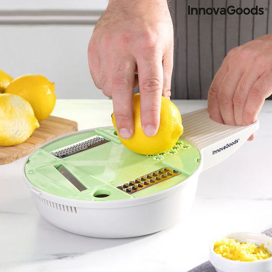 InnovaGoods Gradder Τρίφτης για Φρούτα & Λαχανικά με Δοχείο 8.5x8.5cm